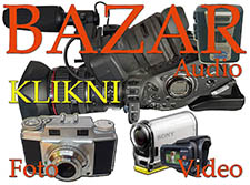 Náš BAZAR Video- Foto a Audio- techniky jede naplno