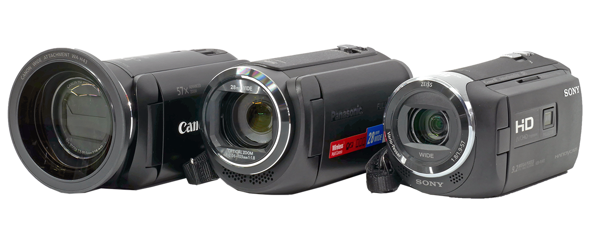 Srovnání: Canon - Panasonic a Sony vedle sebe...