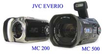 Dvojice videokamer JVC na CF-karty (Klikni pro zvětšení)