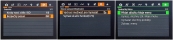 Zelená hvězdička vpravo je poslední položkou v MENU