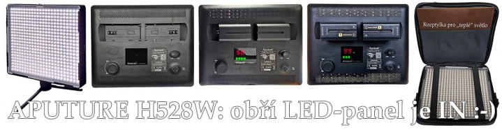 EXTRA VÝKONNÝ světelný LED-panel s 528 diodami je IN
