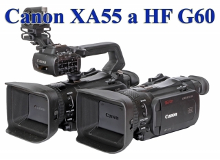 Videokamery Canon 2019: XA55 a HF G60: srovnání