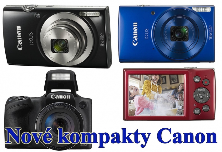 Z nových kompaktních fotoaparátů Canon 2017 Z nových kompaktních fotoaparátů Canon 2017