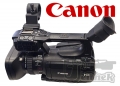 Profesionální krasavice Canon XF105: zadní perspektiva